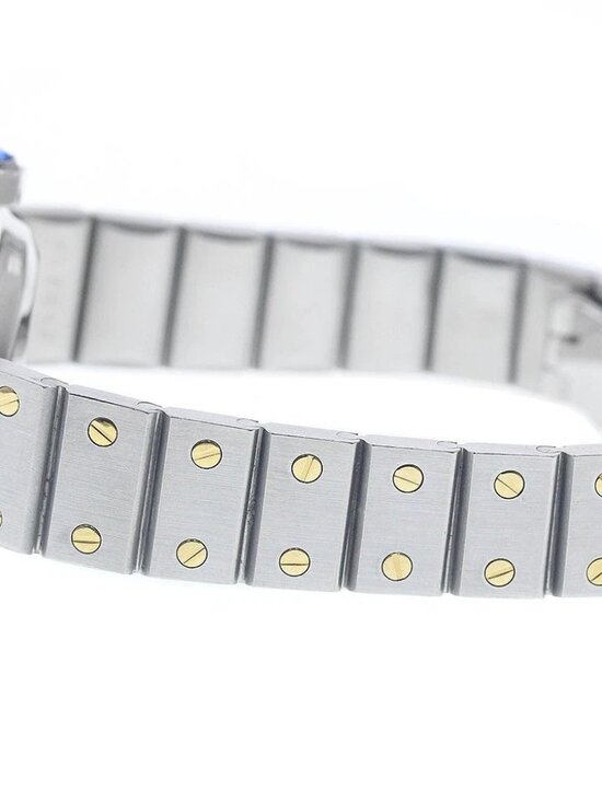 CARTIER Santos Octagon SM YG2 tone white Dial Automatic Ladies Watch_956047 main image 6